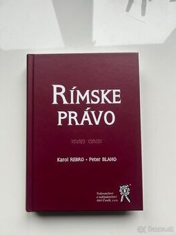 Rímske právo - Karol Rebro, Peter Blaho - 1