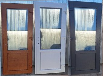 Vchodové dvere 2/3 sklo priehladne