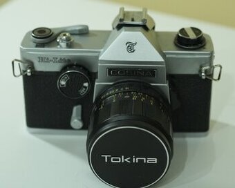 Cosina Hi-Lite + Tokina 35mm 2.8 (M42) + Obal