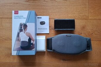 Bezdrôtový masážny a vyhrievací pás na chrbát