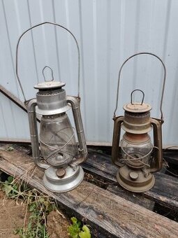 Petrolejove lampy 2ks 1ks 10€ Petrolejka , retro, svetlo , l
