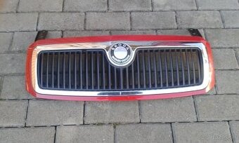 Červené diely Škoda Fabia 1,masky prednej kapoty