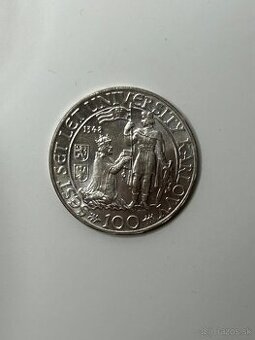 Pamätné mince ČSR Uni Karlova, 700 let hornických práv