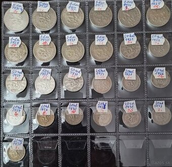 ČESKOSLOVENSKÉ MINCE : PRVÁ REPUBLIKA