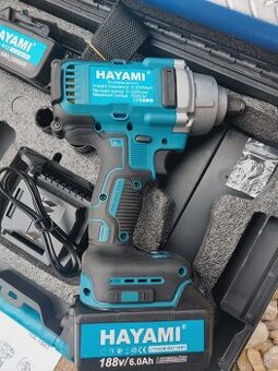 Velko-kapacitny rázový utahováh 2x nastavce 2x aku