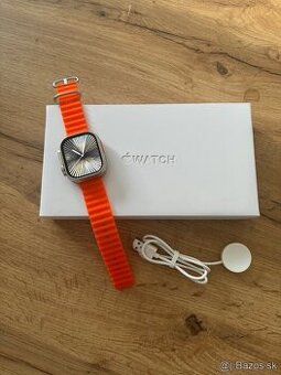 Inteligentné hodinky Ultra Watch 2 Titanium - oranžové
