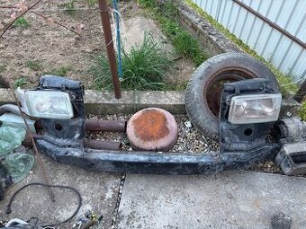 Vystuha nárazník vw t4 - chladičová stena