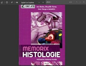 Memorix histologie v českom jazyku kniha skripta pdf e-forma