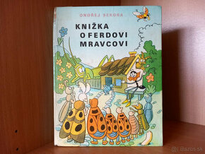 Knižka o Ferdovi mravcovi - SK jazyk, vydanie z roku 1974