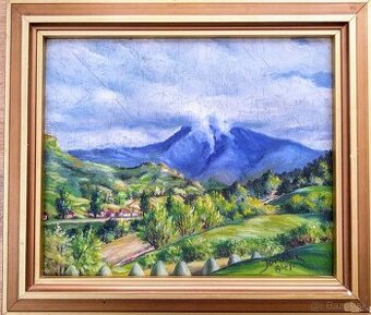 Krajina pri dedine