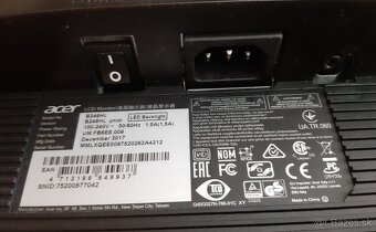 Predám monitory Acer B246HL, Fujitsu B24-8T Pro, Acer SA240Y