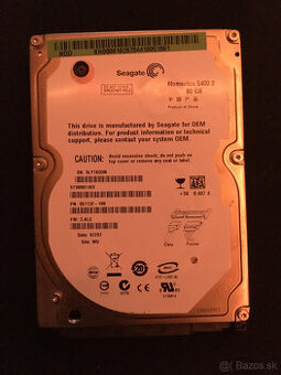 Predam HDD disky SATA II (pre notebook)
