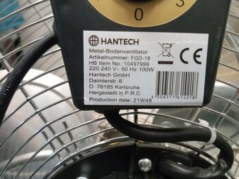 naklápací stavebný ventilátor