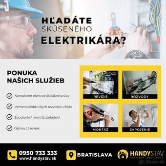 Elektrikár - 0950 733 333