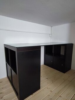 IKEA regály ako stôl alebo samostatne