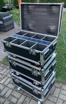 Predám nové  baterkové LED PAR 6x18 RGBWAUV WiFi s kejsom