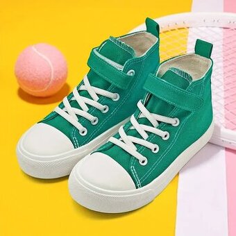 Tenisky číny zelené vysoké 33