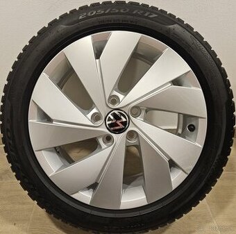 Špičková, orig. zimná sada VW - 5x112 r17 + 205/50 r17