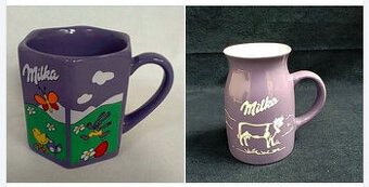 MILKA hrnček v tvare konvičky - NOVÝ