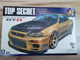 Plastikovy model Aoshima Top Secret Nissan GT-R
