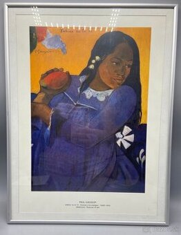 Gauguin - Žena s mangom, reproducia