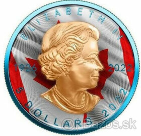 stříbrná mince 1Oz Královna Kanady - Duch národů - 1