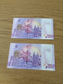 Zberateľské 0 euro bankovky Bardejovské Kúpele