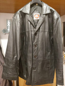 LEDER COMPANY pánsky kožený kabát XL