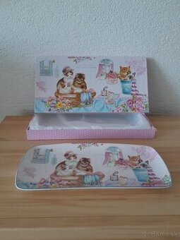 Porcelánový podnos, tácka.
