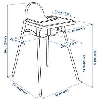Ikea detská stolicka