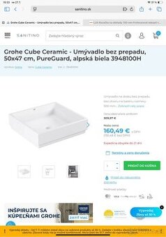 Grohe umývadlo - 1