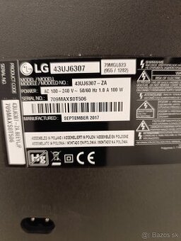 Tlevizor L 43" typ 43UJ6307