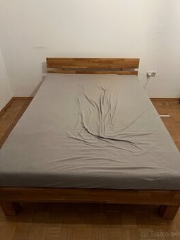 Postelny rám 140/200 + rošt + matrac 21cm