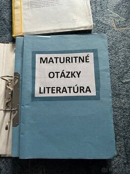Maturitné otázky SJL - Vypracované