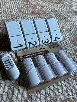 Alarm 4-dielny set na dvere a okná na diaľkové