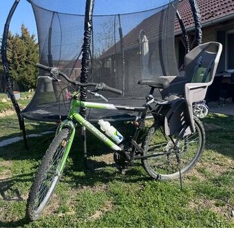 Bicykel s detskou sedačkou