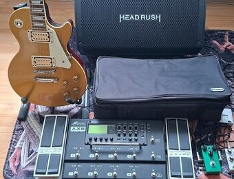 Multiefekt Fractal AX8, Headrush FRFR112, Epiphone Les Paul
