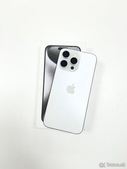 iPhone 15 Pro Max 256 GB white titanium biely titán