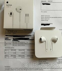 Nové apple earpods USB-C