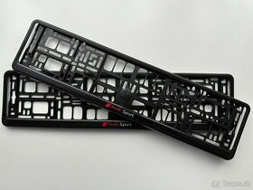 Audi Sport gel podložky pod ŠPZ - 1