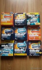 Gillette náhradné hlavice.