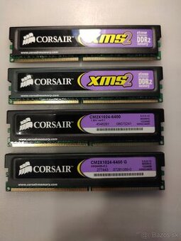 Predám Corsair 1GB DDR II 6400 800MHz CL5