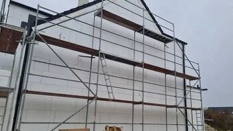 Predám nové pozinkované fasádne lešenie 79m2