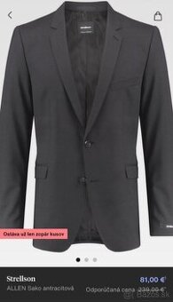 Sako pánske Strellson, veľkosť 50