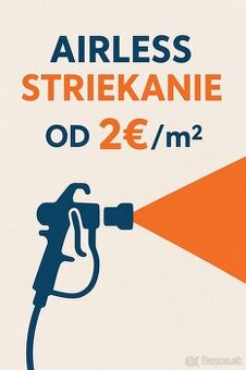 Airless maľovanie striekaním