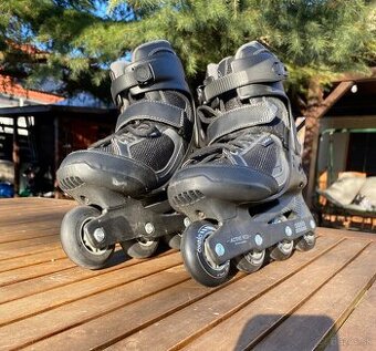 Pánske kolieskové inline korčule Oxelo Fit 3 velkosť 41
