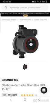 Obehové čerpadlo Grundfos UPA15-120