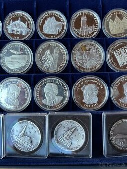 Investicne striebro medaily Ag 999 20g proof antique silver