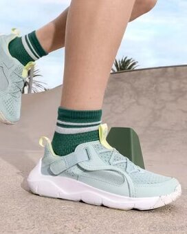 Detská športová obuv na suchý zips tyrkysová