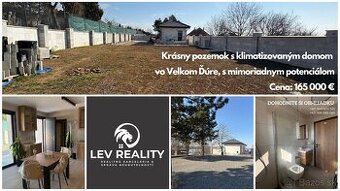 Krásny pozemok s domom vo Veľkom Ďure